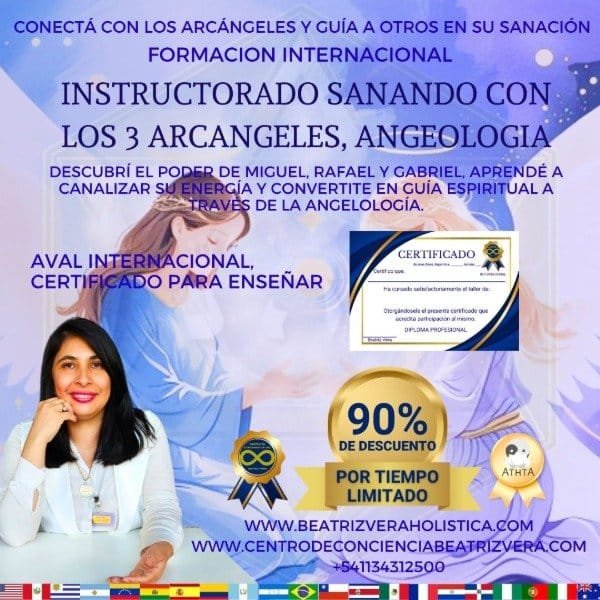 Instructorado sanando con los 3 arcangeles angeologia